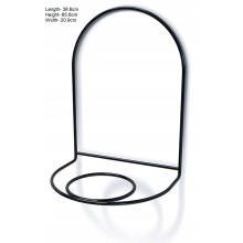 (Semicircle Large) Wall mounted bracket plant pot holder indoor, 2 sizes, 3 shape, modern,