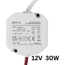 (Power supply DC12V 30W) Power Supply in Socket DC24V DC12V AC220-240V 30W 15W Lightning