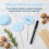 72Pièces Étiquettes Bloc Notes Papier Bois Bleu Ciel Buffet Fromage 6