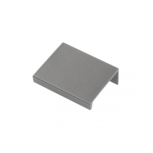 (Anthracite, 192mm Hole centres - 225mm Overall) Edge Mounted Cabinet Pull Trim Profile HEXI Handles for Kitchen Bedroom Bathroom