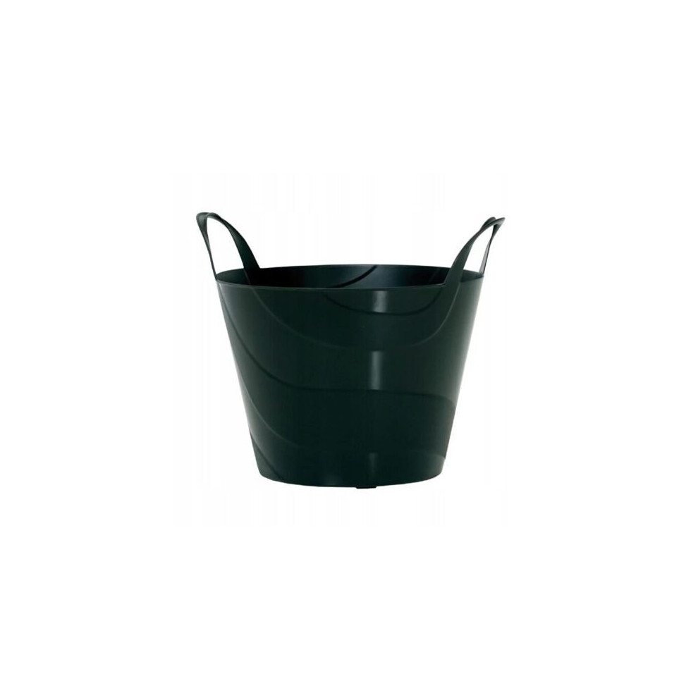 Prosperplast (, 45 Litres) Flexi Bucket Plastic Tub 15 30 45L Bin Storage Feed Garden Building Laundry Toys Black