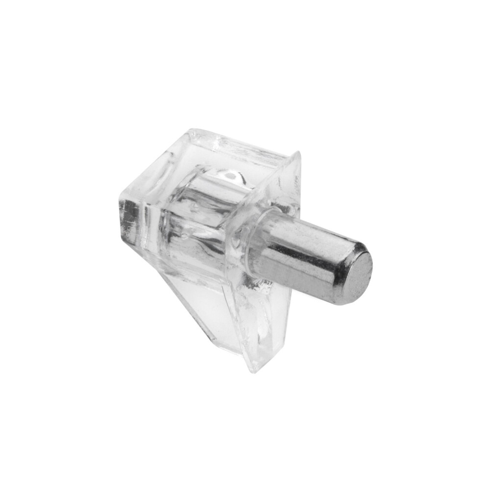 Gtv (100) Clear Shelf Supports Studs With Steel Pins 5Mm / Kitchen Cabinet Shelf Pegs