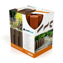 (Brick red/ terracotta, 6.9m - 22.5ft) Garden Edging Palisade Border Edge Cellfast Sturdy Frost Resistant Multipacks UK