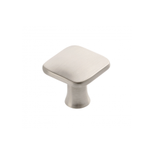 (Brushed Steel) Kitchen Cupboard Cabinet Door Drawer Round Knob Handle Piazza by GTV 4 Colours