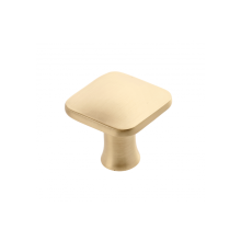 (Brushed Gold) Kitchen Cupboard Cabinet Door Drawer Round Knob Handle Piazza by GTV 4 Colours