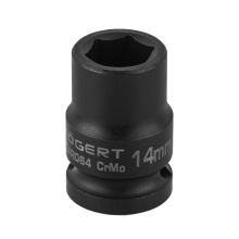 (15mm) Deep Impact Socket 1/2" Short 6 Point Forged Alloy Steel CrMo 10mm to 32mm