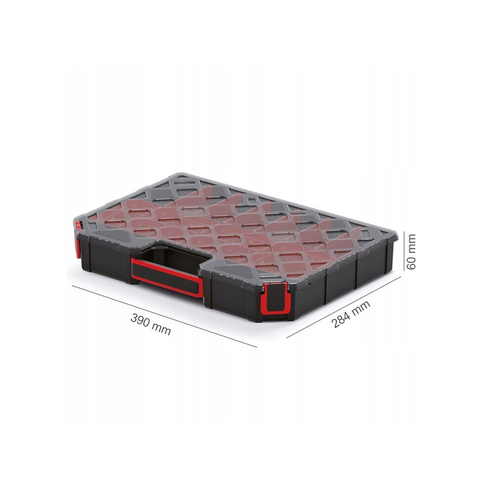Prosperplast (Medium - Boxes+Dividers) Tager Diy Storage Organiser Compartment Parts Cabinet Screws Carry Case Tool Box