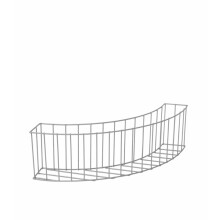 (Curve) Garden EDGE Gabion Raised Planter Bed Rock Pot Basket Galvanised Steel UK