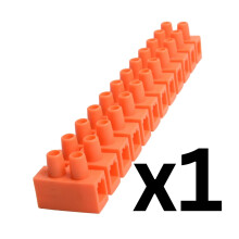 (30A, 1) Wire Connector Strip 12 Way Electrical Cable Terminal Block 3A6A 10A 15A 30A 60A