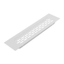 (White) Air Vent Aluminium Plinth Grill Ventilation Build-in appliances Kitchen Units