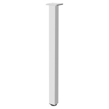 (Aluminium, 71 cm) Table Square Leg Bar Worktop Support Breakfast Kitchen Round Aluminium 710mm 820