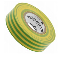 (Green-Yellow, 5) PVC Electrical Insulation tape Flame-retardant 19mm x 20m 6 Colors Flexible