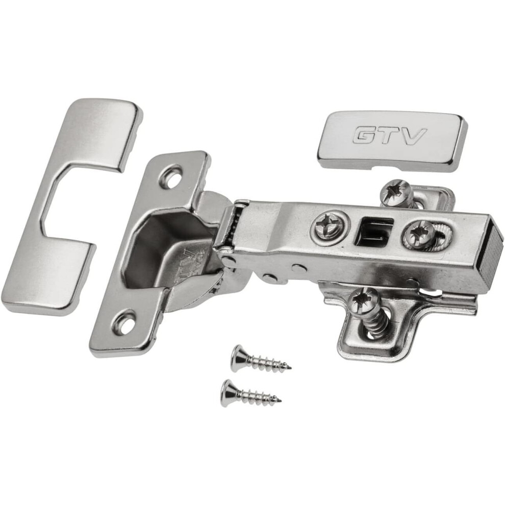 Gtv (Full Overlay 35Mm (Euro Screws)) Soft Close Kitchen Cabinet Cupboard Wardrobe Door Hinge Full Half Overlay Flush