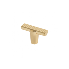 (Brushed Gold) Kitchen Cupboard Cabinet Door Drawer T Bar Knob Handle Ray by GTV 3 Colours