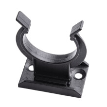 (4 Clips) KITCHEN PLINTH CLIP PLASTIC KICK BOARD BLACK LEG CLIP &amp; BRACKET 32MM
