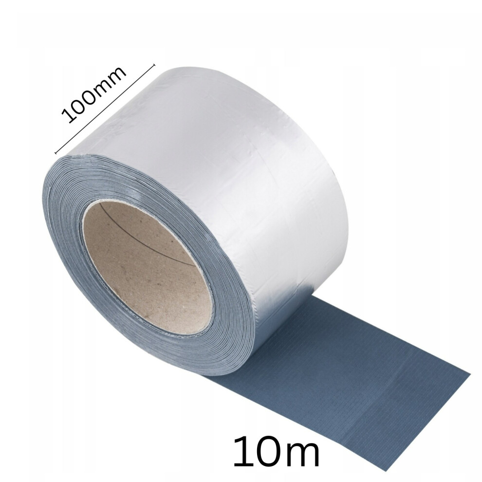 (100Mm) Butyl Aluminium Sealant Tape Performance Waterproof 75, 100, 150, 300 Mm X 10M 5056697285539