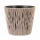 Prosperplast (Mocca, 16cm) Indoor Plant Pots with Insert Plastic Flowerpot Small Large 1