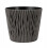 Prosperplast (Grey, 22.5cm) Indoor Plant Pots with Insert Plastic Flowerpot Small Large 1