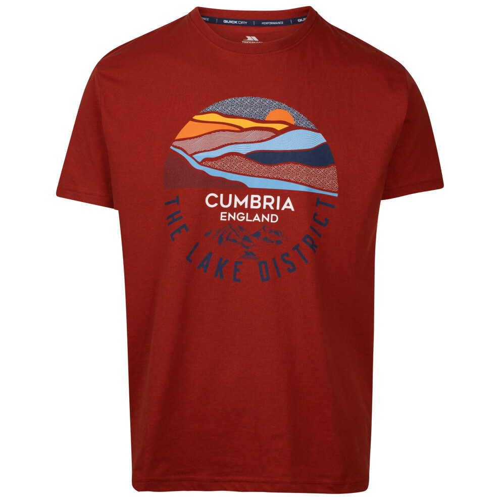 Trespass (S, Salsa) Mens Casual Printed T-Shirt - Sastha