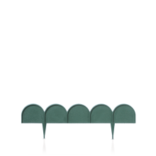 (Green) Lawn Palisade Edge Flower Border Path 10m Weather Resistant Edging Garden Decor