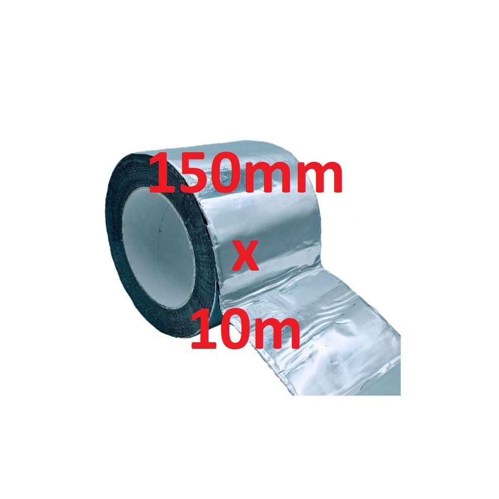 (150Mm) Butyl Black Sealant Tape Performance Waterproof 75, 100, 150, 300 Mm X 10M 5056697219664