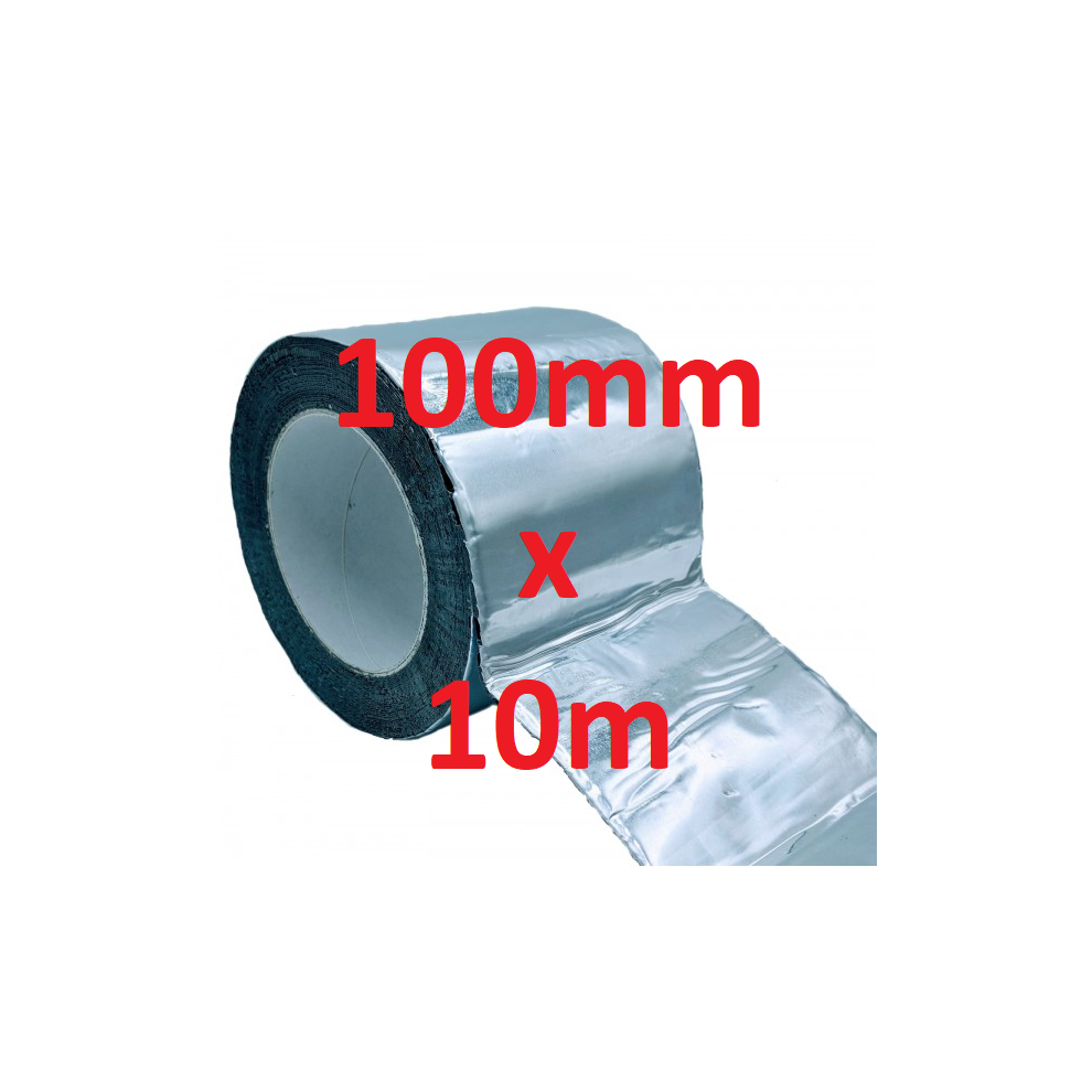 (100Mm) Butyl Black Sealant Tape Performance Waterproof 75, 100, 150, 300 Mm X 10M 5056697219657