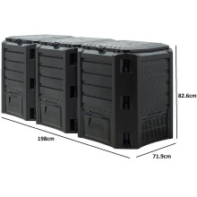 (1200 Litres Composter) Garden Composter Various Models Thermal Organic Fertilizer Compost Modular Bin