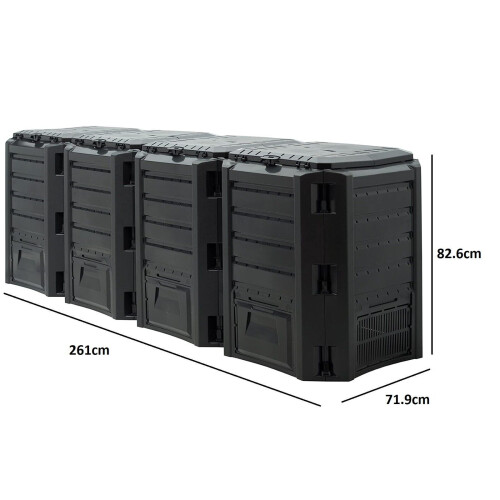 Prosperplast (1600 Litres Composter) Garden Composter Various Models Thermal Organic Fertilizer Compost Modular Bin