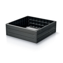 (Anthracite, Square 75cm x 75cm) Garden Raised Grow Beds -STRONG- Various Sizes Vegetable Herb BOX Planter Trough