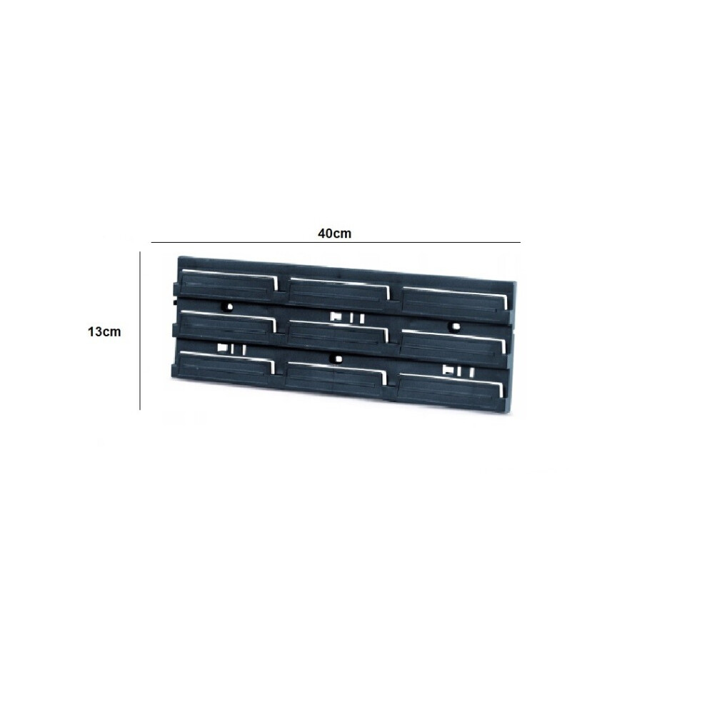 Prosperplast (2 X Boards 40Cm X 13Cm) Wall Mount Storage Board Organier Boxes Garage Diy Bin Panel Rack Build Your Own