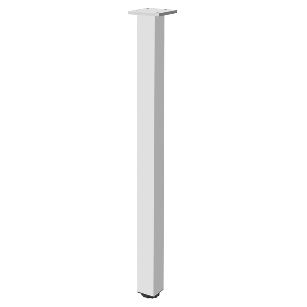 Gtv (82 Cm) Table Square Leg Bar Worktop Support Breakfast Kitchen Round Aluminium 710Mm 820