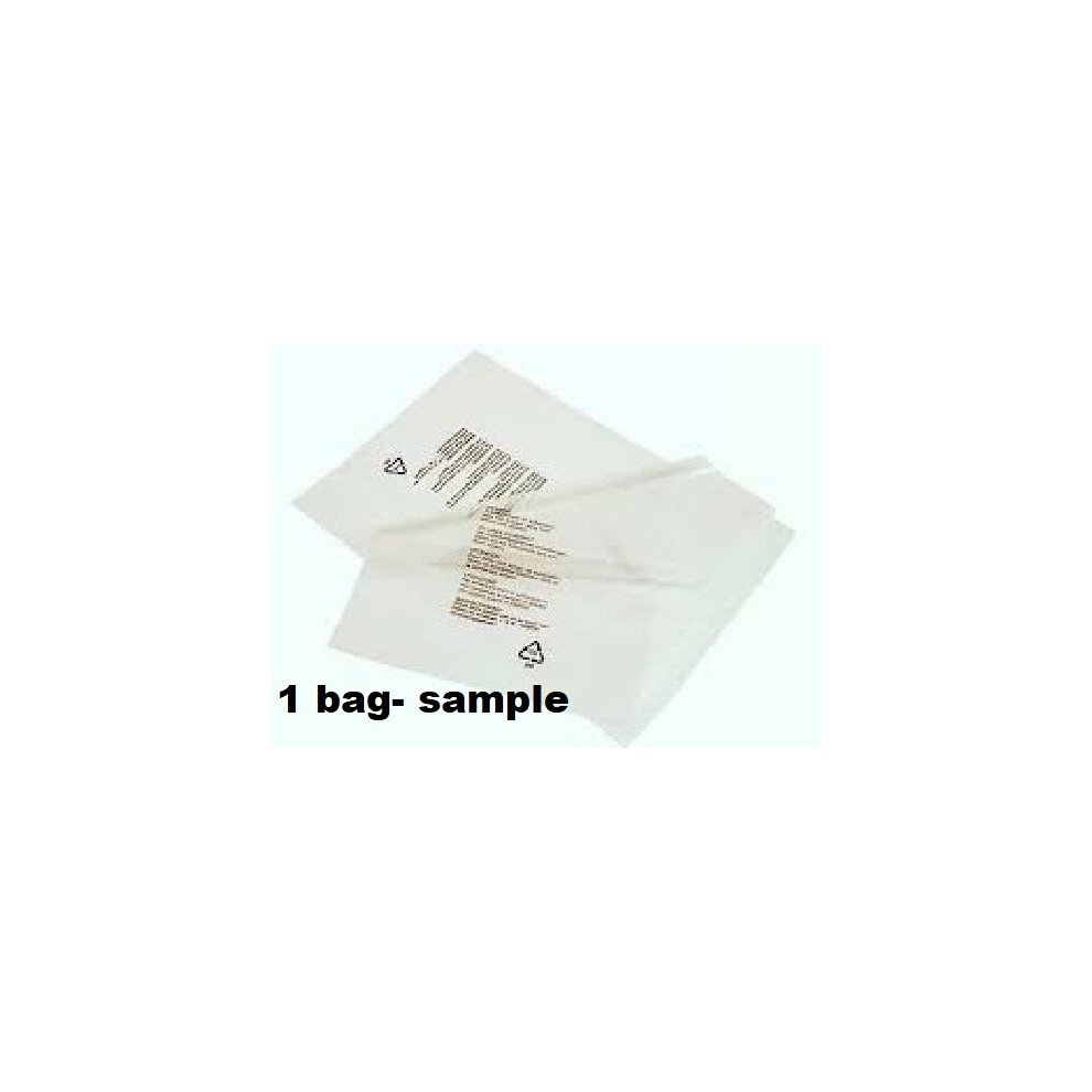 Photos - Other Office Equipment + 50mm Flap) Clear Poly Bags Suffocation Self Adhesive 100 BioDegradable with Warning 150g(Pack of 400, 180x210mm(7"x8.3")