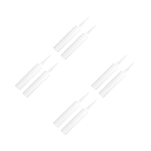 8Pièces Tubes De Mastic Vides PVC Pour Réparations Scellage 1