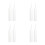8Pièces Tubes De Mastic Vides PVC Pour Réparations Scellage 6