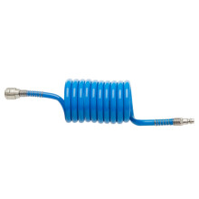 (5m Hose) Air Compressor Hose Pipe Spiral 1/4" 5m/10m/15m PU Pipe for Automotive
