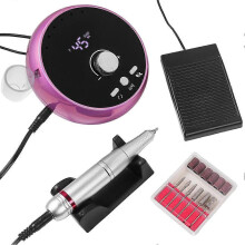 Electric Nail Drill Professional Manicure Machine Brushless Motor Nails Sander Set Nail Polisher Equipment US PLUG,A
