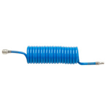 (10m Hose) Air Compressor Hose Pipe Spiral 1/4" 5m/10m/15m PU Pipe for Automotive