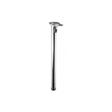 (Chrome, 71 cm) Table Folding Leg Breakfast Bar Worktop Support Kitchen Round 710 / 870mm