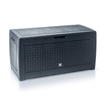 (Umber, BoxeMatuba - 310L) Garden Storage Box Weather-Resistant Lockable