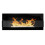(Without glass panel, High Gloss Black) Bio Ethanol Bioethanol Fireplace 900 x 400 Professional Modern Glass Panel 1