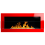 (Without glass panel, Red) Bio Ethanol Bioethanol Fireplace 900 x 400 Professional Modern Glass Panel 1