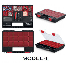 (Model 4) DIY Organiser STORAGE CASE Small Parts Carry Tool Box Screws Craft Mobil Fishing