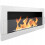 (Without glass panel, White) Bio Ethanol Bioethanol Fireplace 900 x 400 Professional Modern Glass Panel 1
