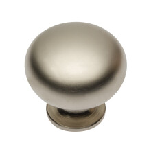 (Satin) Kitchen Cupboard Cabinet Door Drawer Round Knob Handle Bergamo by GTV 8 Colours