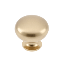 (Champagne) Kitchen Cupboard Cabinet Door Drawer Round Knob Handle Bergamo by GTV 8 Colours