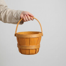 4Pièces Paniers Enfants En Bois - Rangement Snacks
