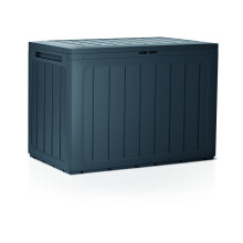(Umber, BoardeBox - 190L) Garden Storage Box Weather-Resistant Lockable