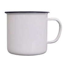 Mug à café émaillé RZDLIZJ 250 ml (8,45 oz) couleur vintage