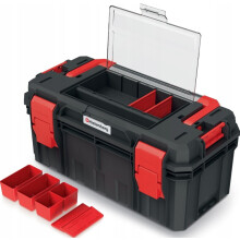 (Medium with organiser) Hand tool box Modular Organis Stackable Lockable Heavy Duty Metal Hinges 3 Sizes