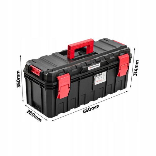 Prosperplast (Large) Hand tool box Modular Organis Stackable Lockable Heavy Duty Metal Hinges 3 Sizes